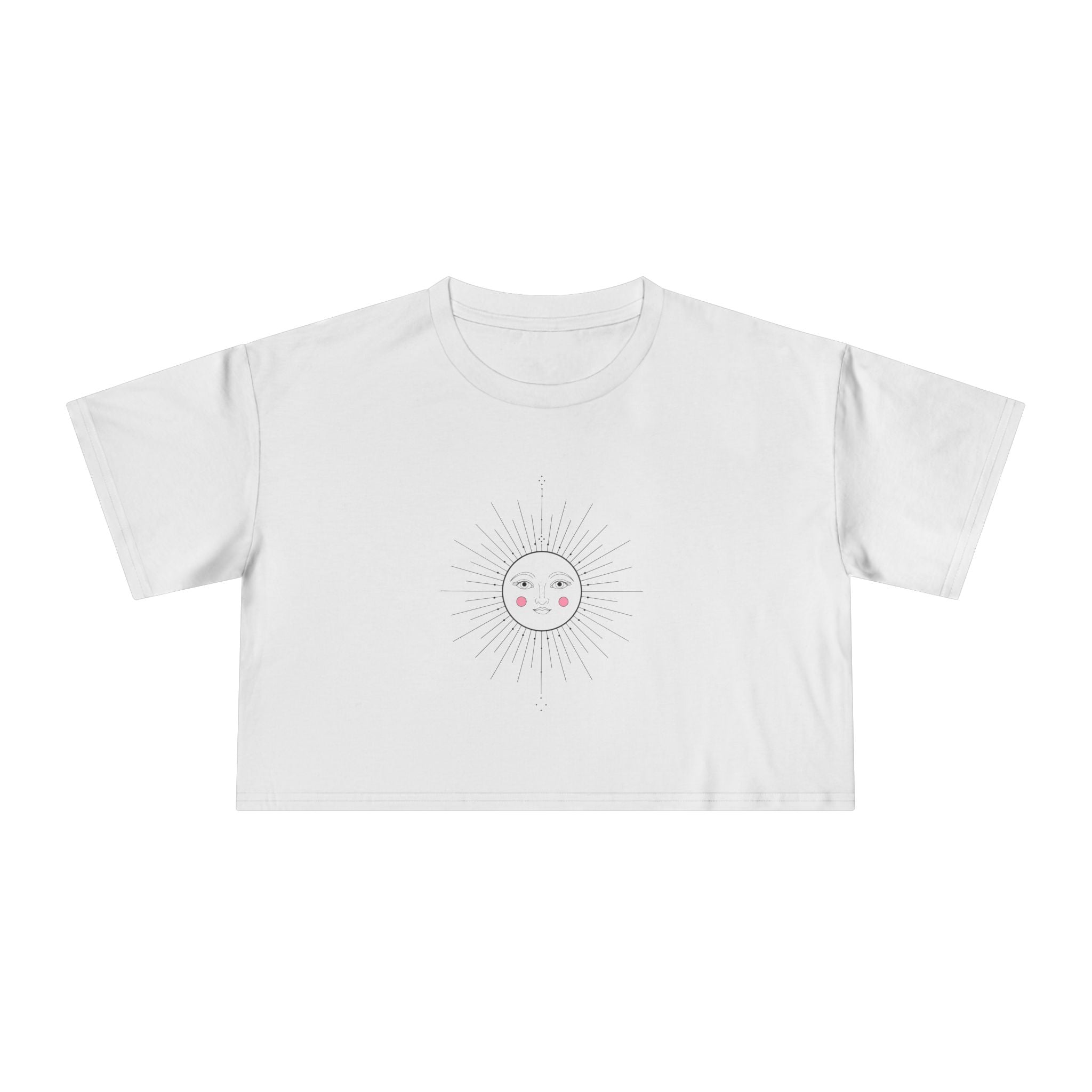 Sun Face Women's Crop Tee